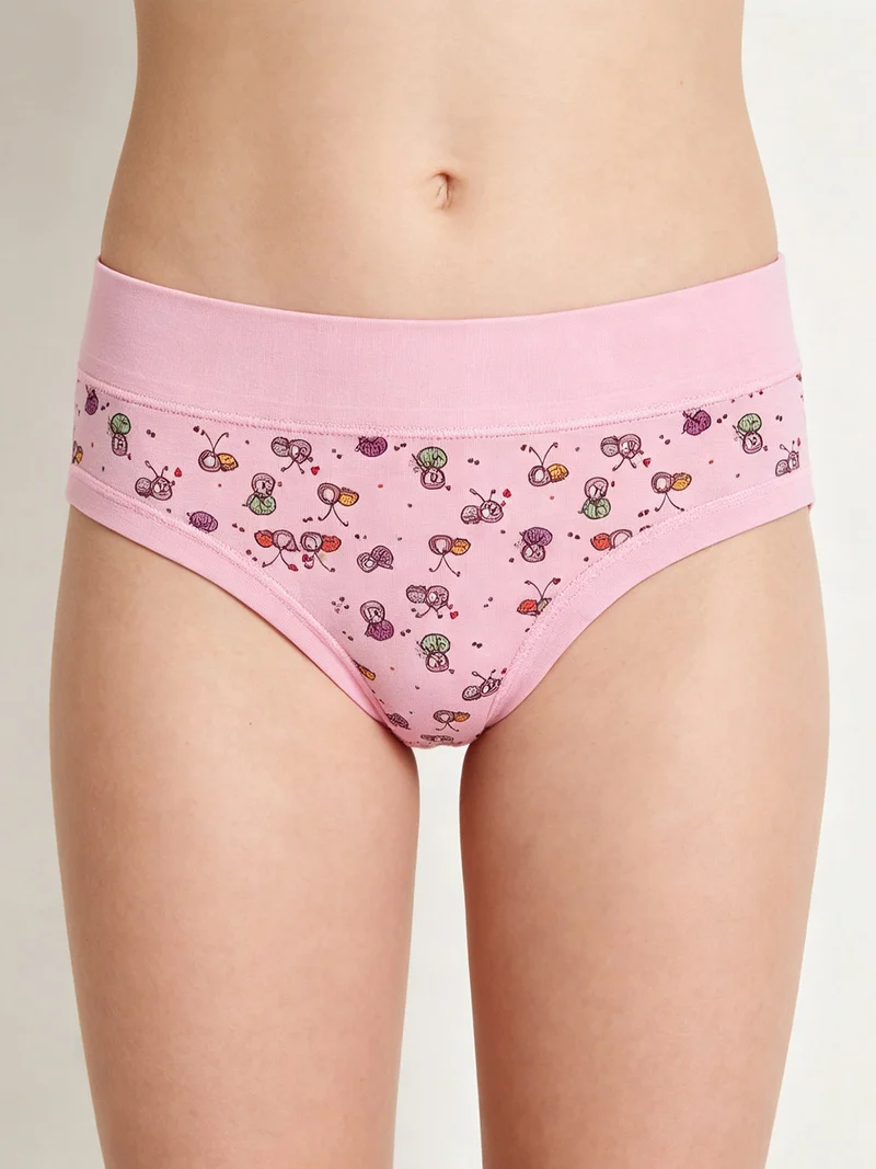 Slip da bambina in cotone - rosa