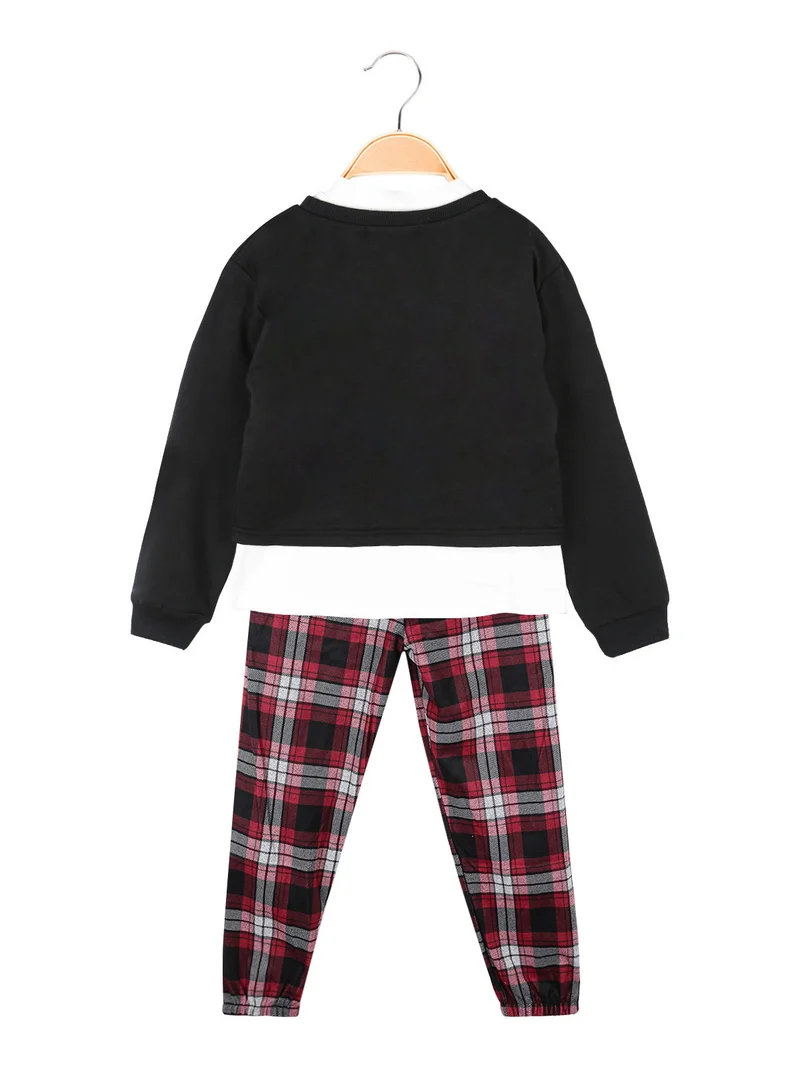 Completo da bambina 3 pezzi - nero