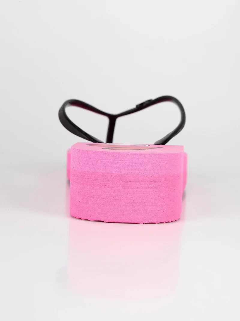 Infradito con zeppa - fucsia