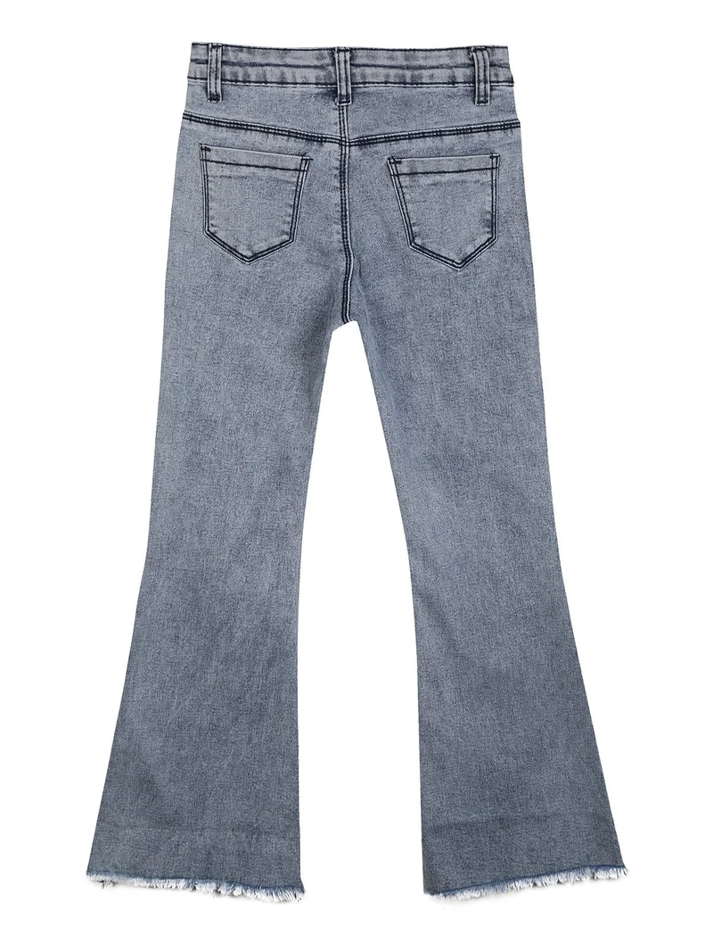 Jeans da bambina a zampa - jeans