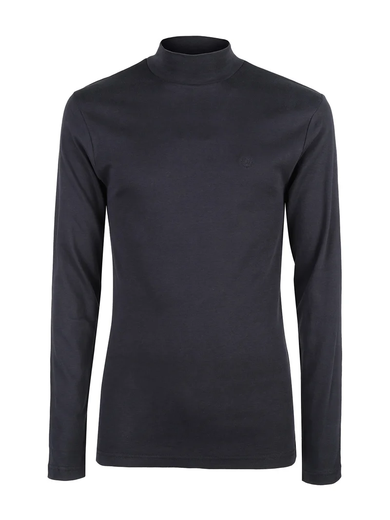 Maglia lupetto da uomo - blu scuro