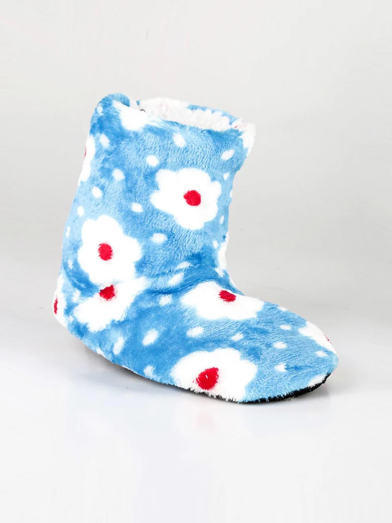 Pantofole chiuse a stivaletto per bambini - blu