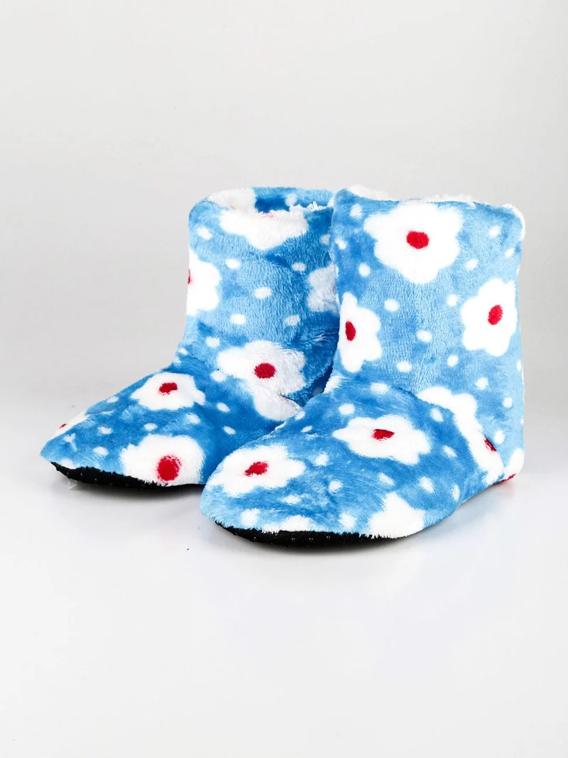Pantofole chiuse a stivaletto per bambini - blu