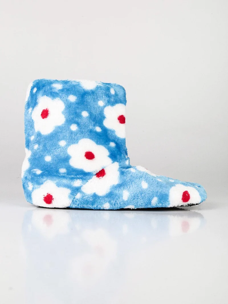 Pantofole chiuse a stivaletto per bambini - blu