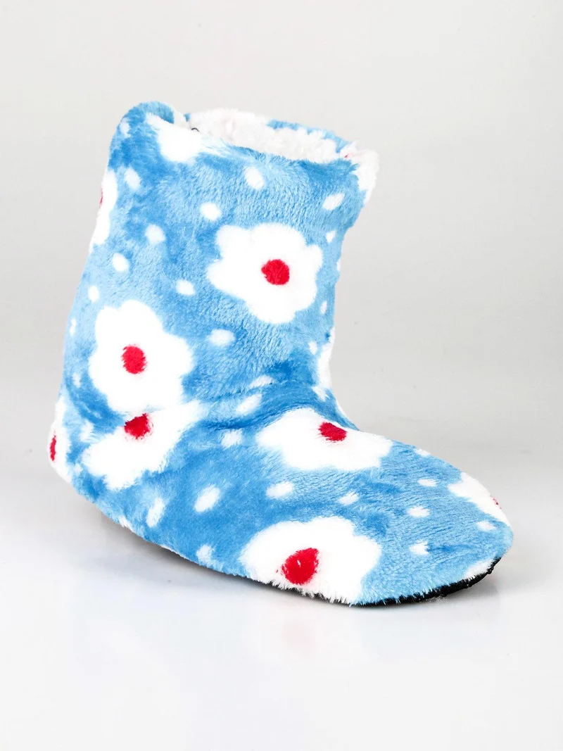 Pantofole chiuse a stivaletto per bambini - blu