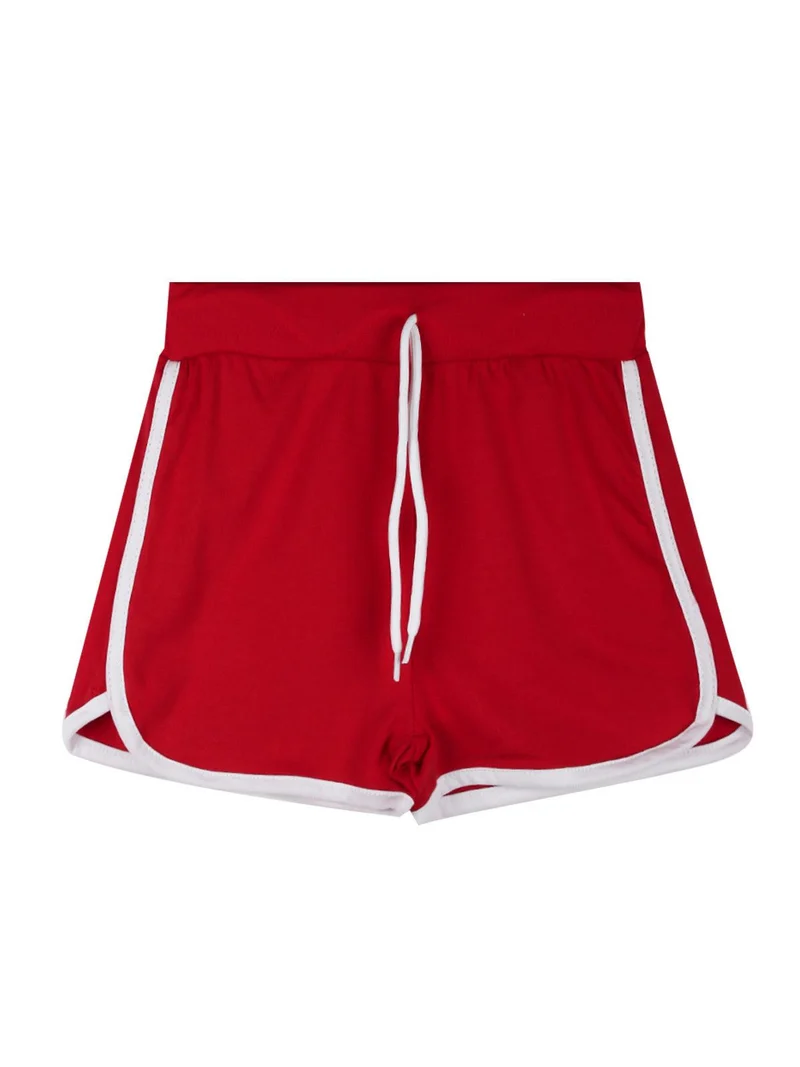 Shorts da bambina - rosso