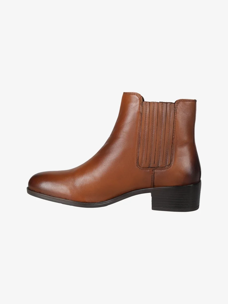 Stivaletti donna in pelle - cuoio