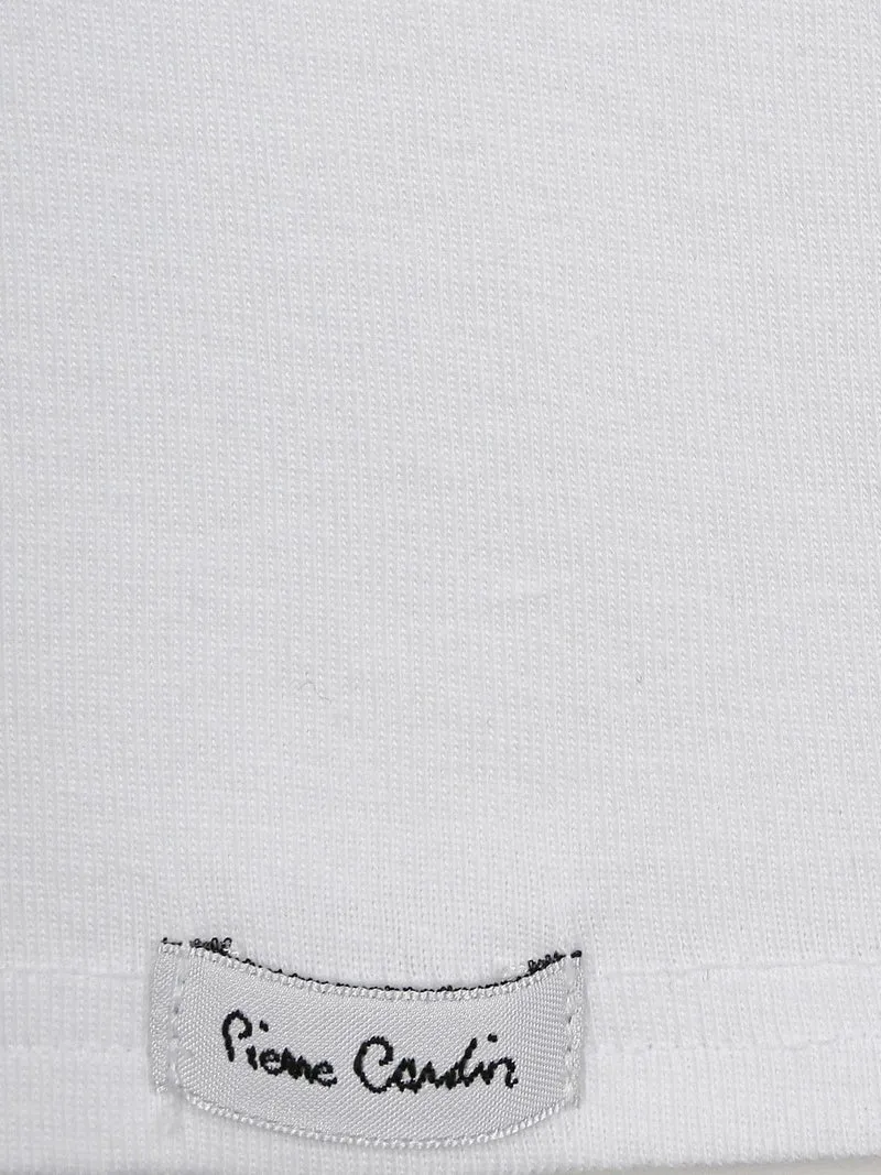 Maglia intima a maniche corte in cotone - bianco