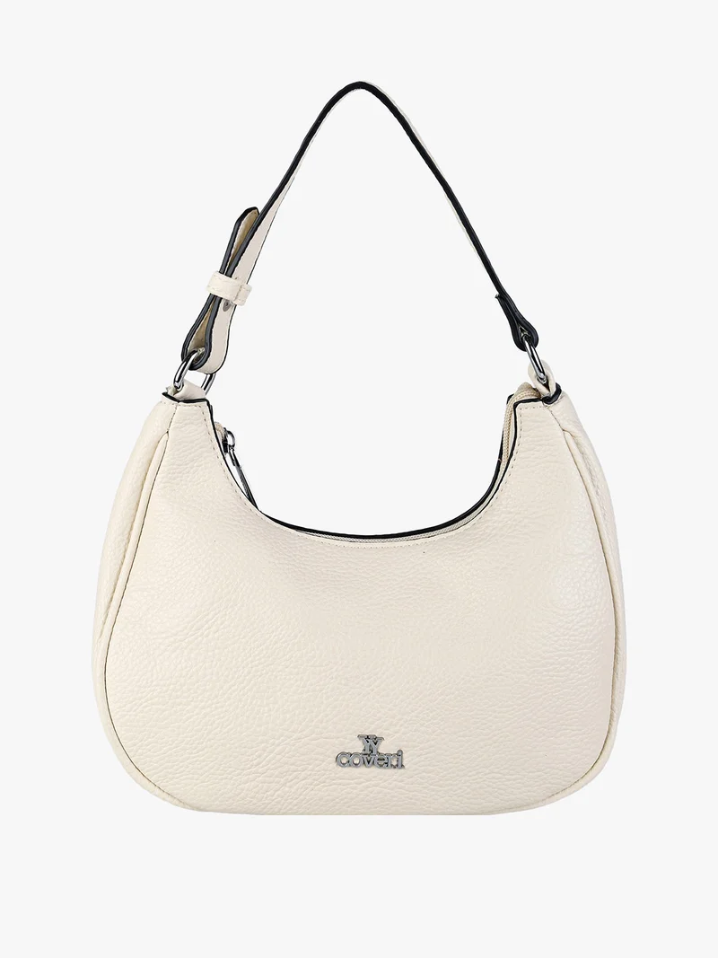 Borsa donna mini hobo in ecopelle - beige