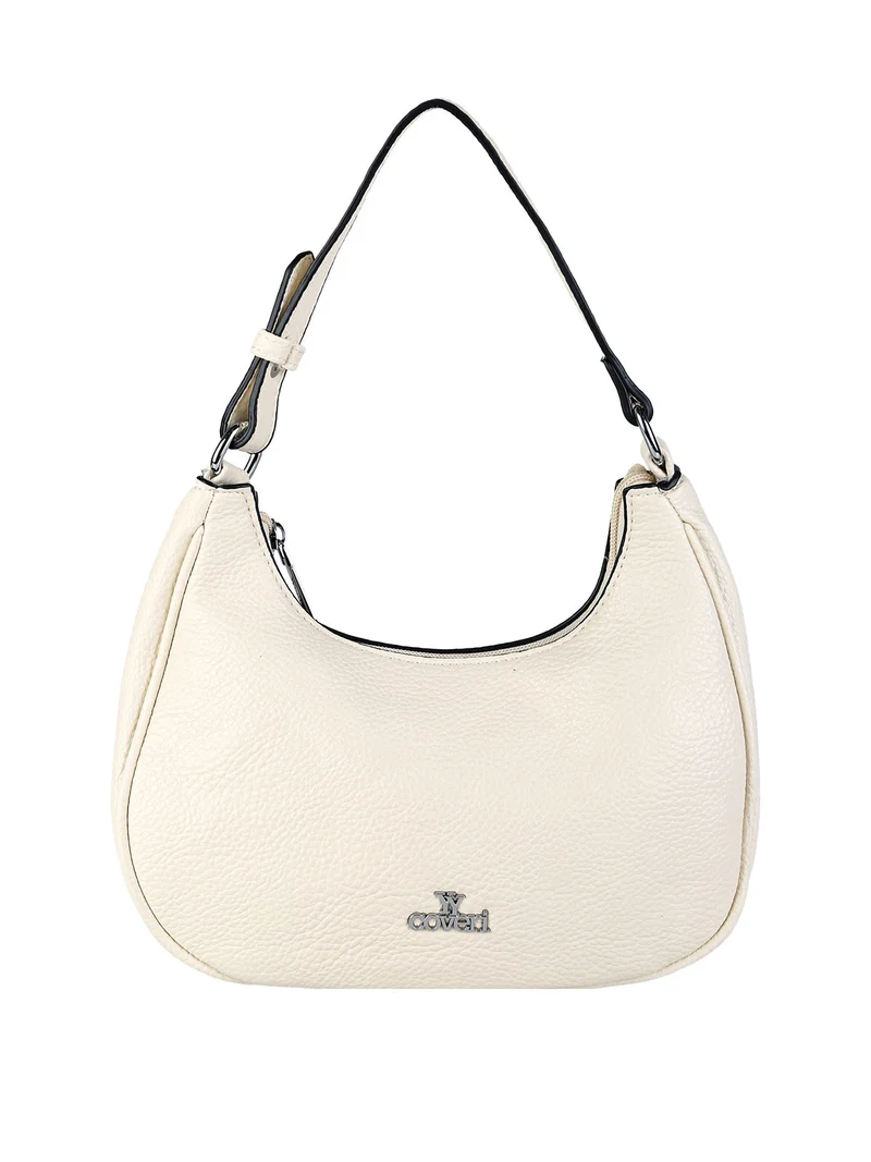 Borsa donna mini hobo in ecopelle - beige