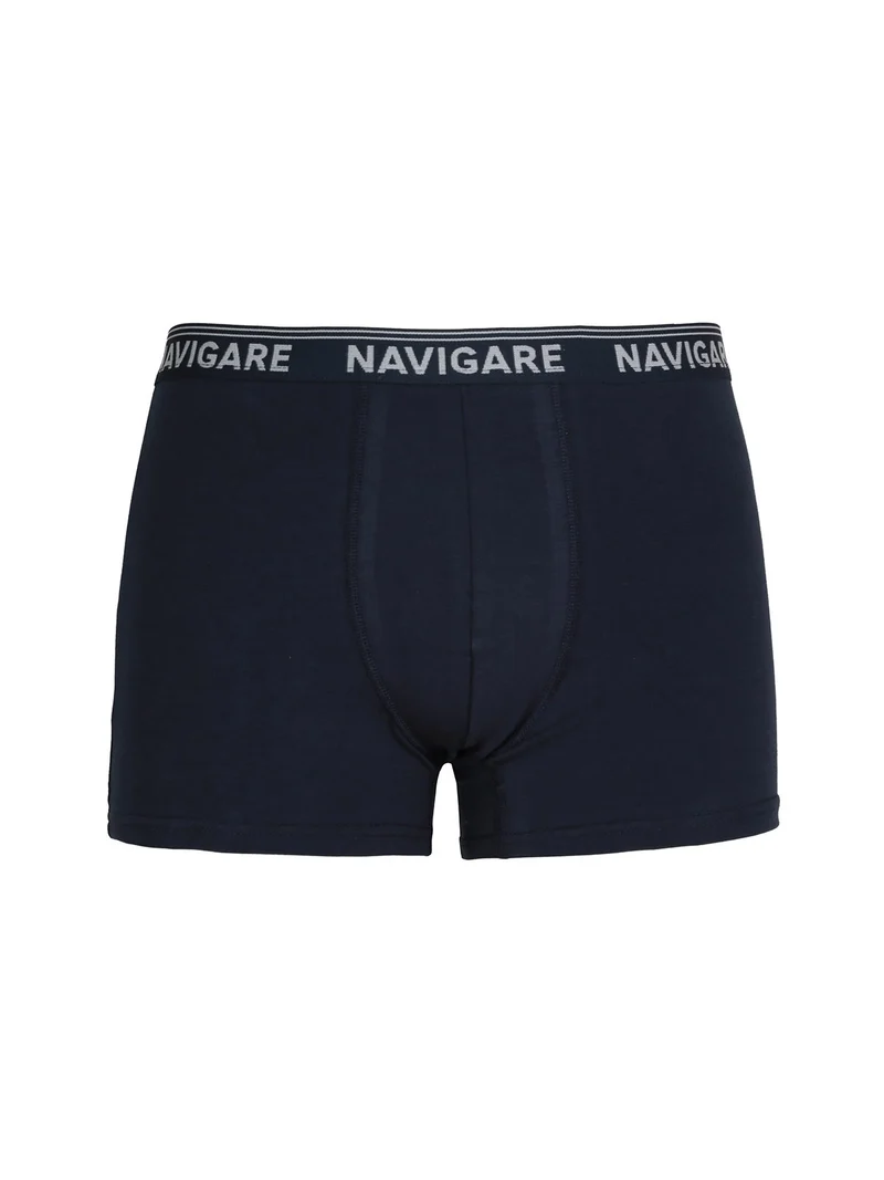 Boxer da uomo in cotone bielastico - blu scuro
