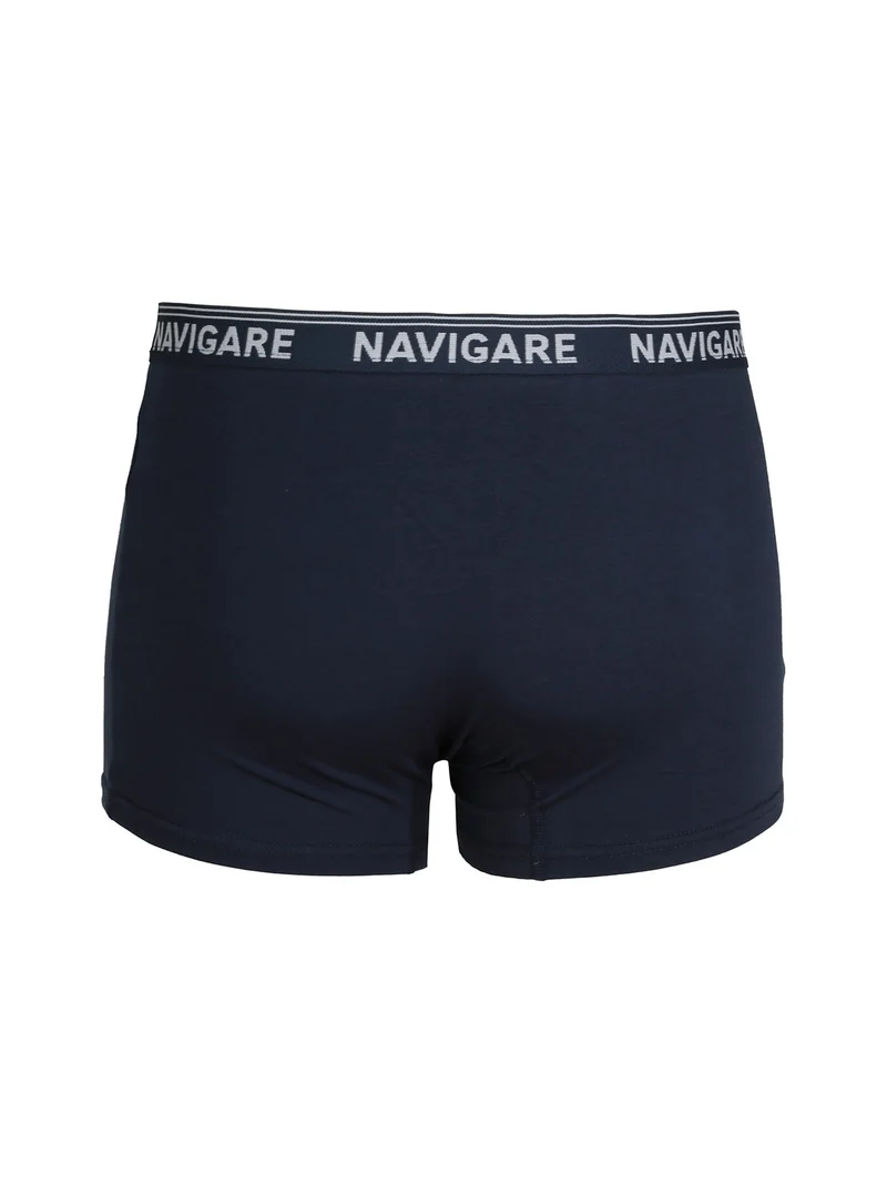 Boxer da uomo in cotone bielastico - blu scuro