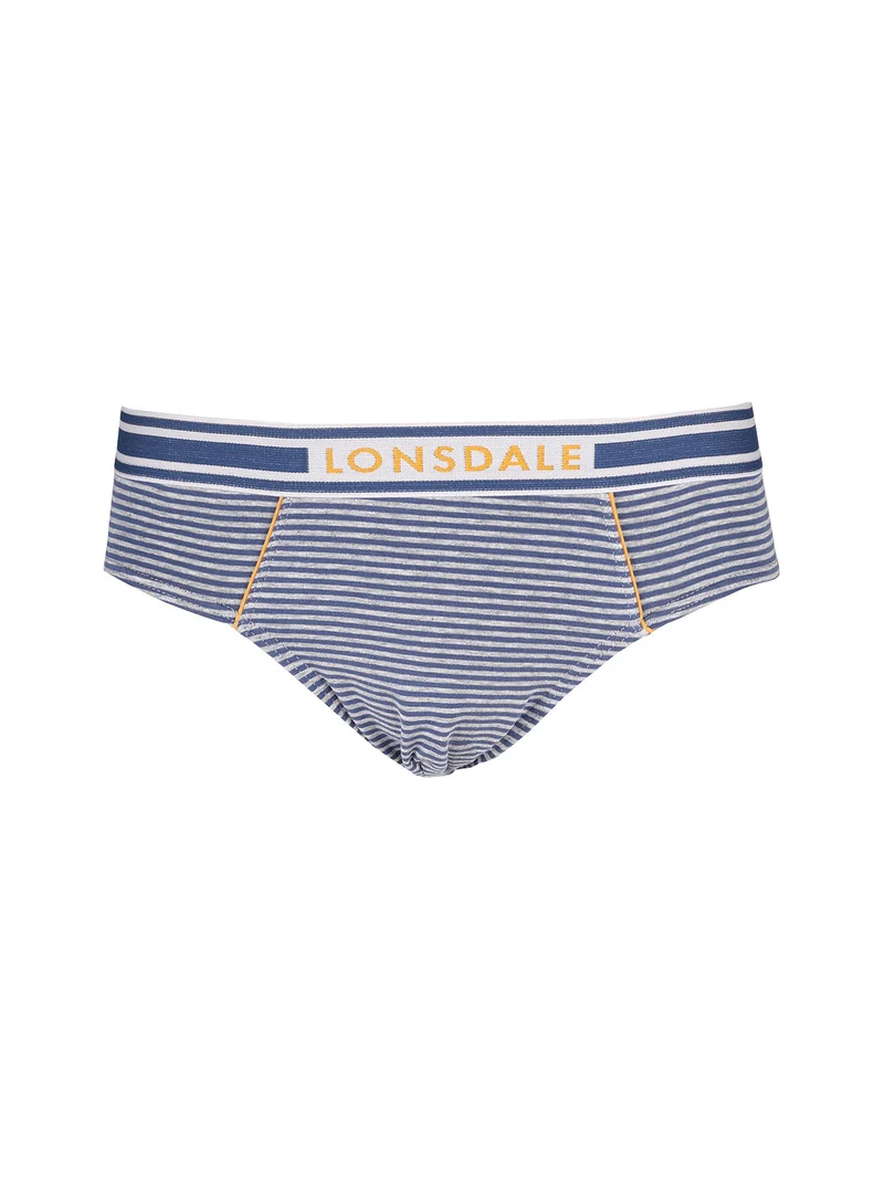 Slip da uomo in cotone elasticizzato - blu
