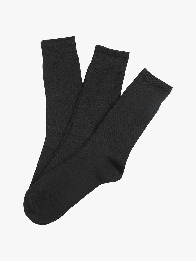 Confezione da 3 paia di calze corte da uomo - nero