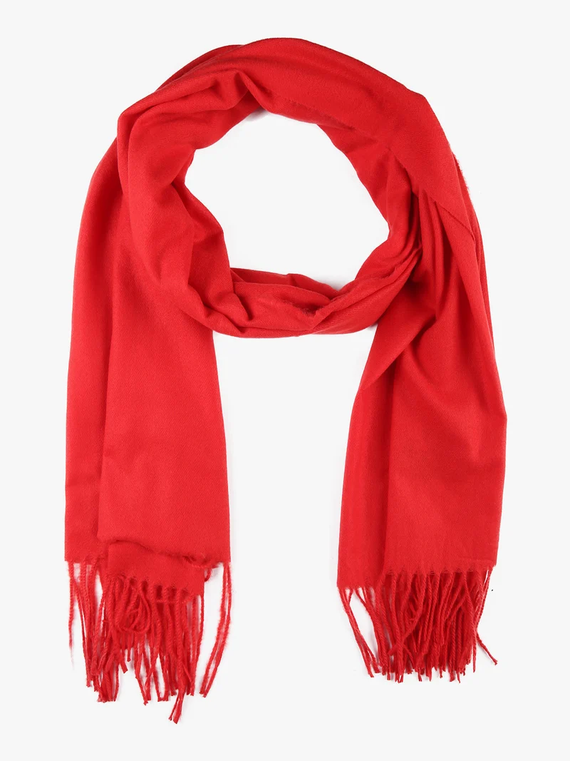 Sciarpa donna in misto lana - rosso