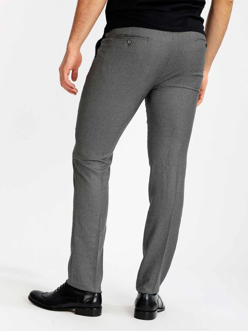 Completo elegante da uomo principe di galles - grigio scuro