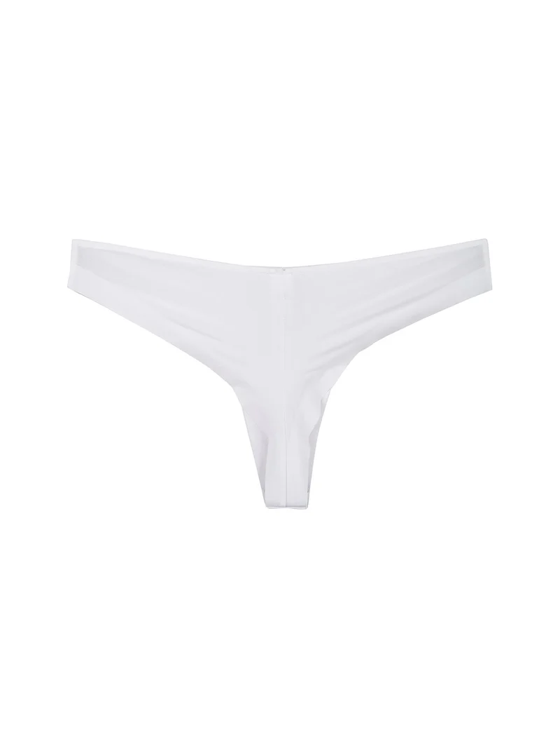 6103 Brasiliana donna senza cuciture - bianco
