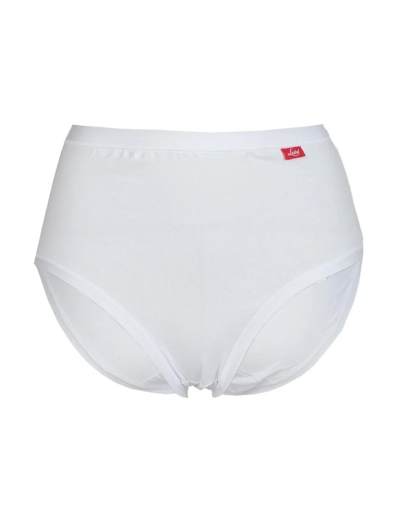 Slip culotte in cotone bielastico - bianco