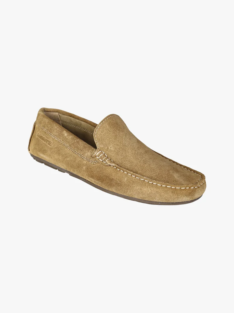 Mocassini uomo in pelle scamosciata - taupe