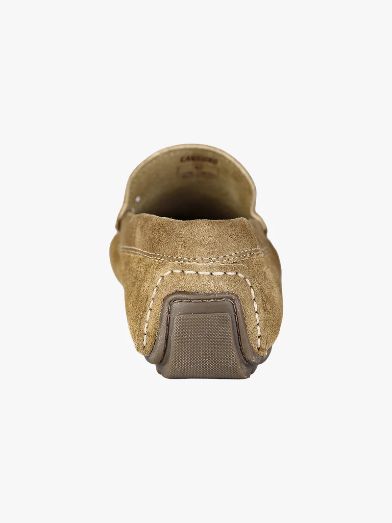 Mocassini uomo in pelle scamosciata - taupe
