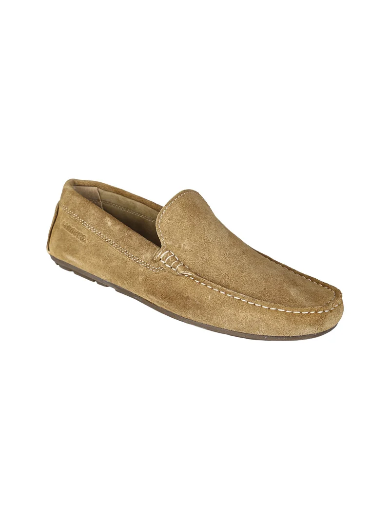 Mocassini uomo in pelle scamosciata - taupe