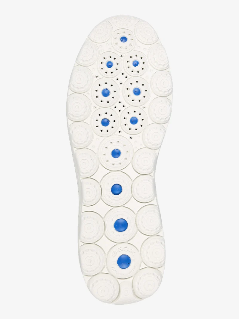D SPHERICA PLUS Sneakers donna con lacci elastici - bianco