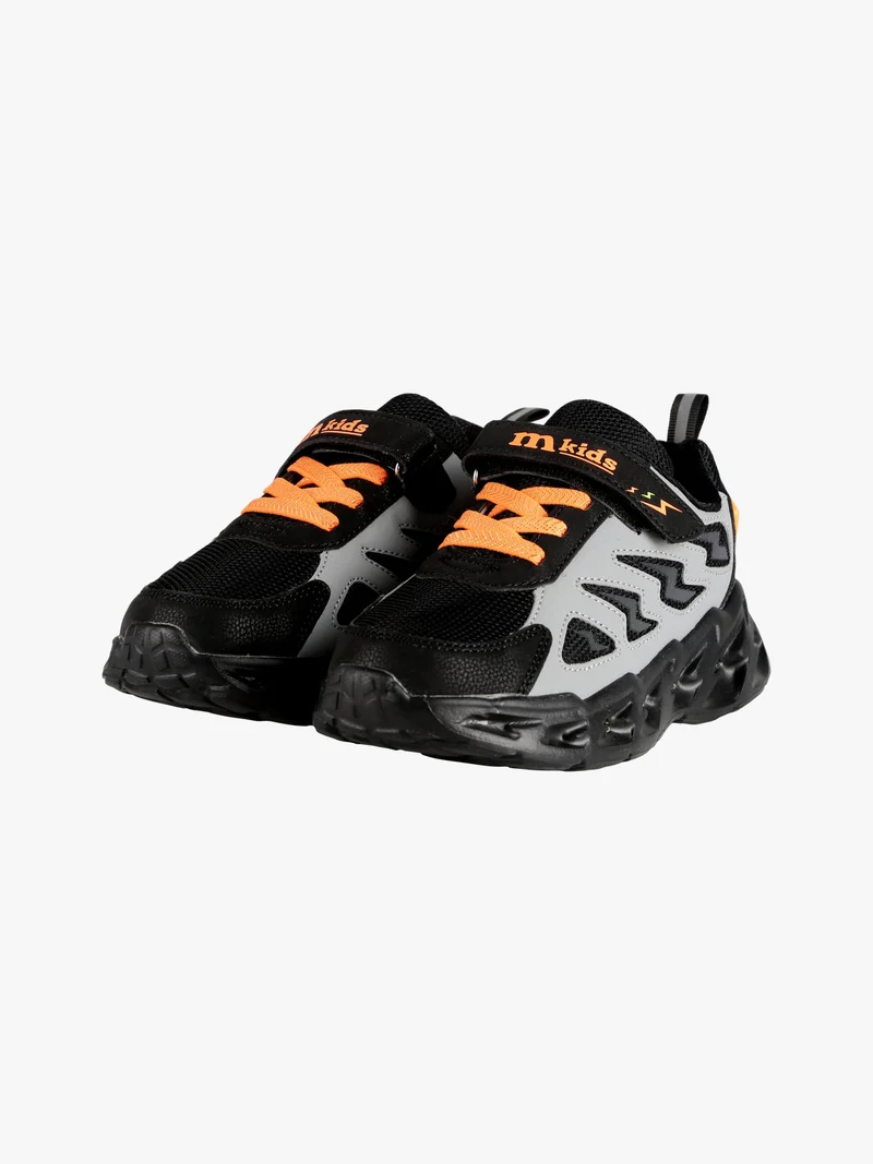 Sneakers sportive da ragazzo con luci - nero