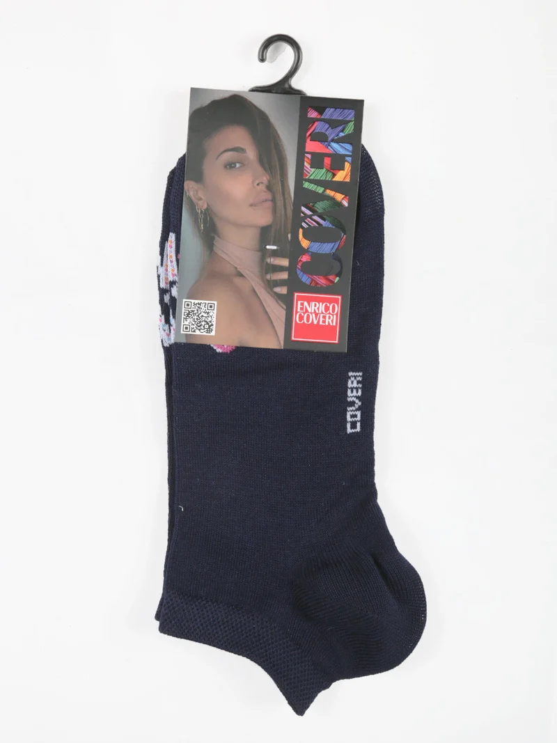 Calze corte donna - blu scuro