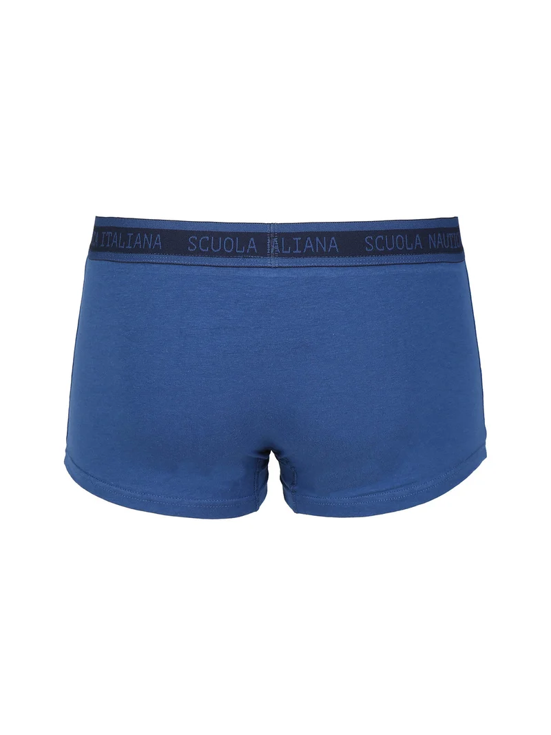Boxer da uomo tinta unita - blu