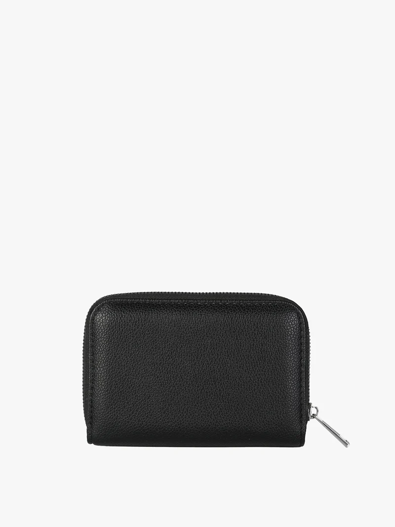 Portafoglio donna con borchie - nero