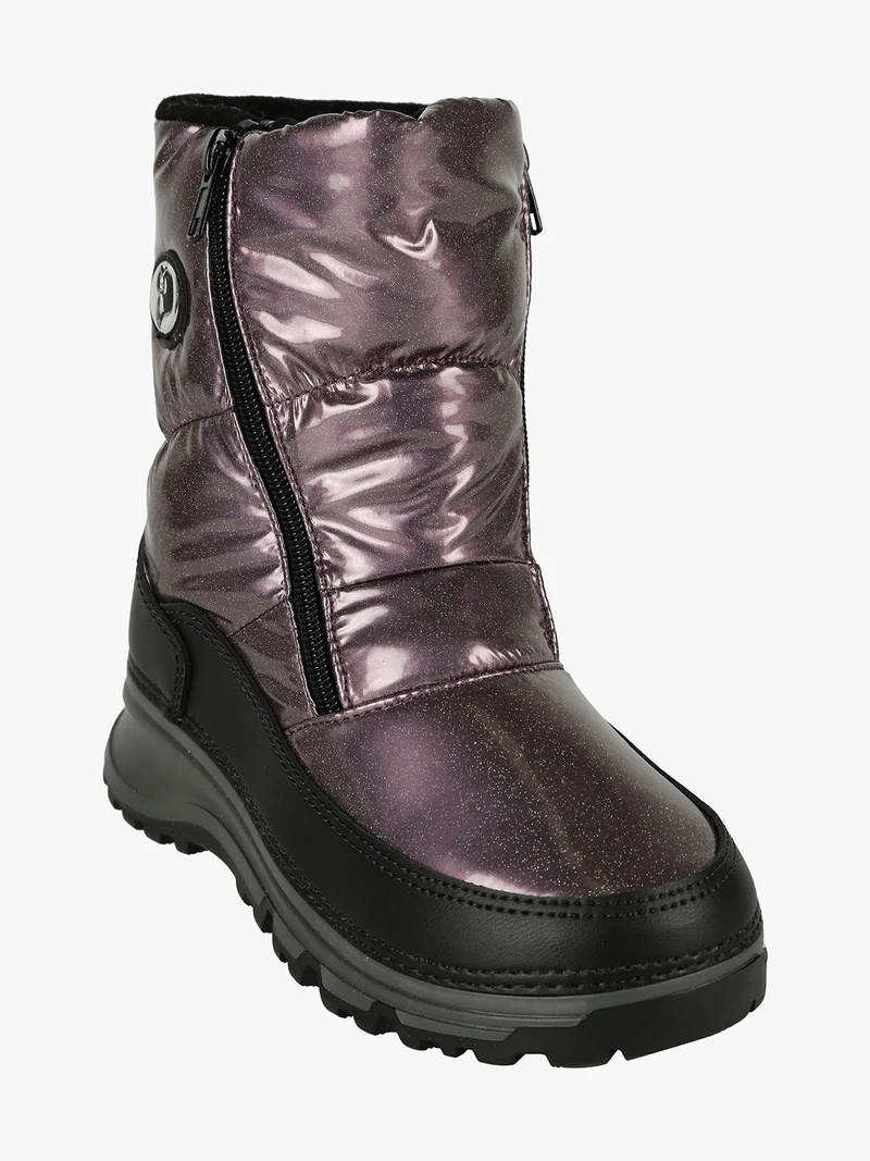 Stivali doposci glitter da bambina - viola