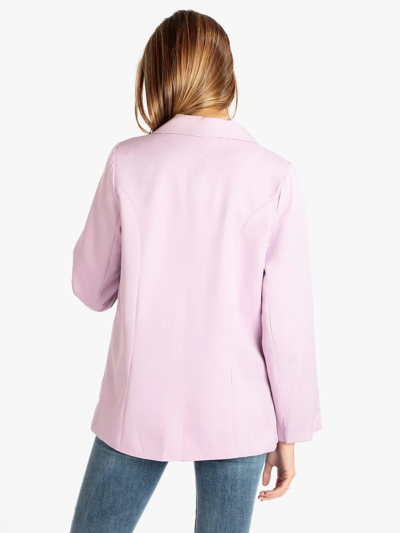 Blazer donna con bottoni - lilla