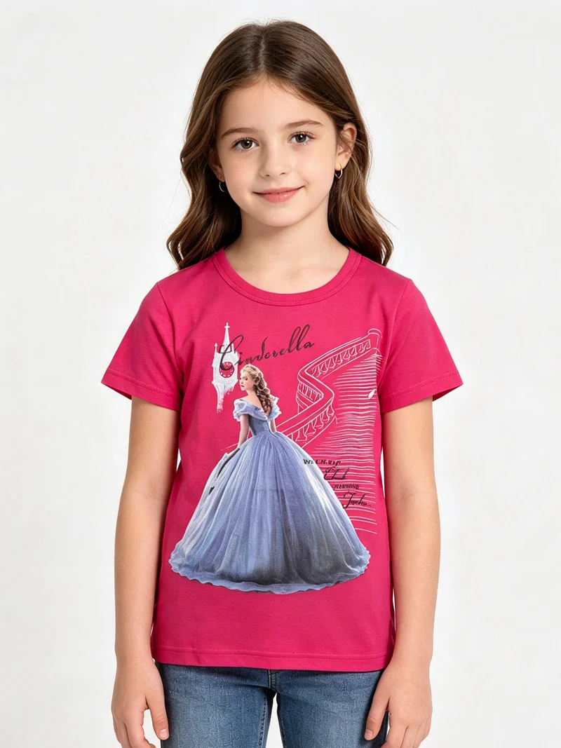 T-shirt manica corta da bambina con stampe - anguria