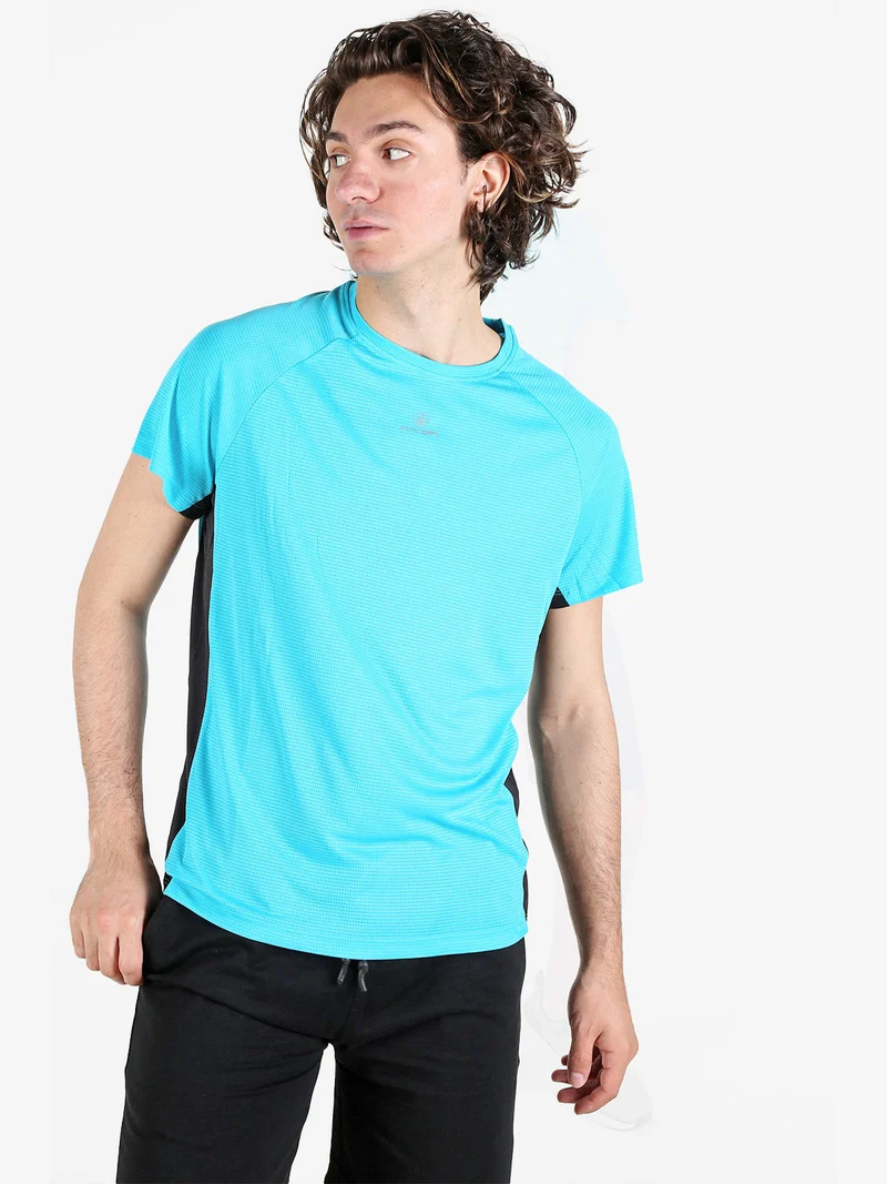 T-shirt sportiva da uomo traspirante - turchese