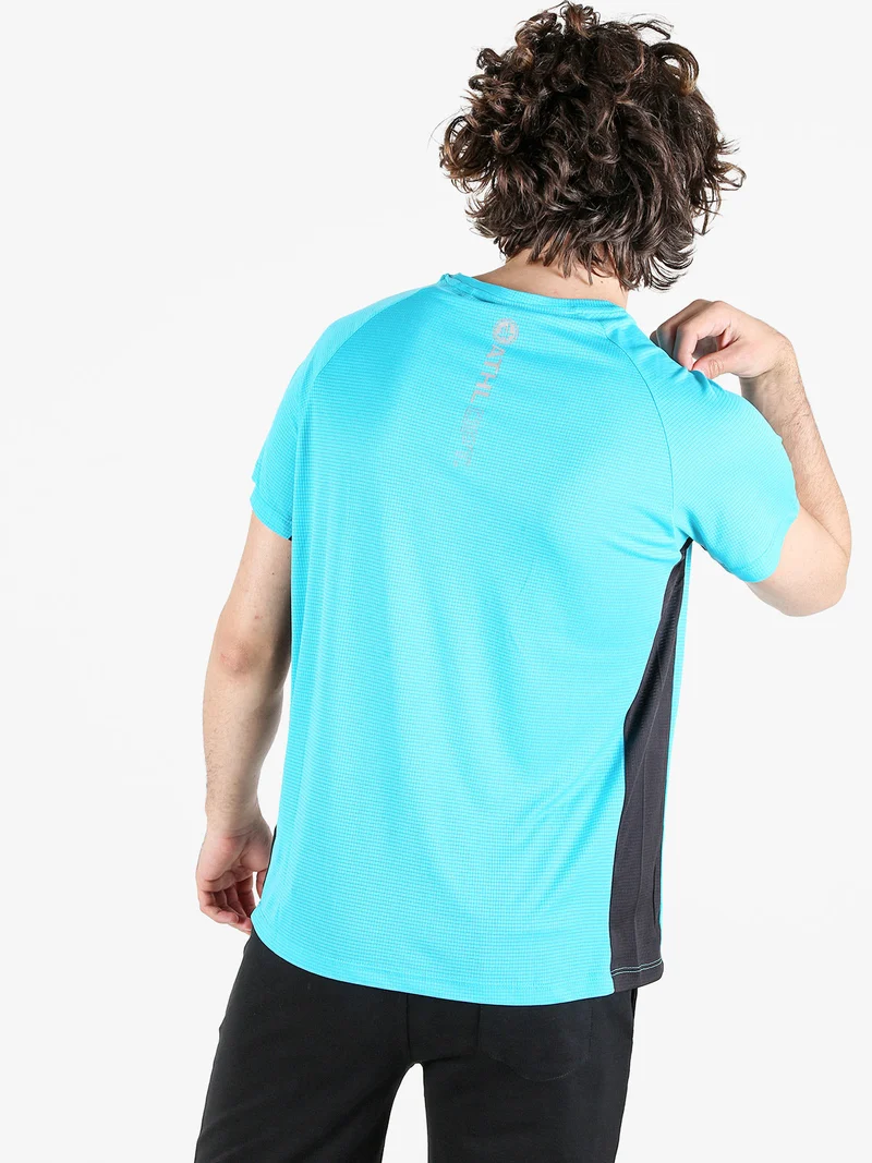 T-shirt sportiva da uomo traspirante - turchese