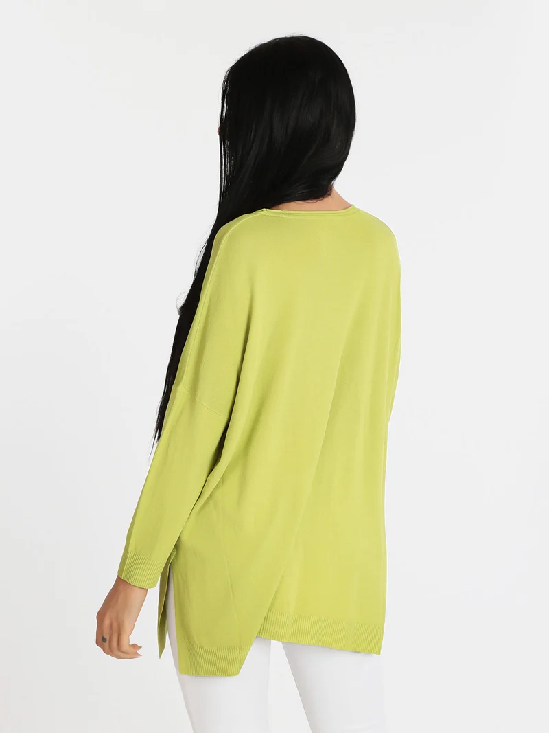 Maglia leggera donna oversize - mela