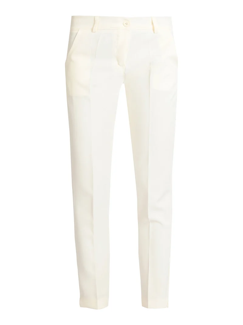 Pantaloni donna eleganti - panna
