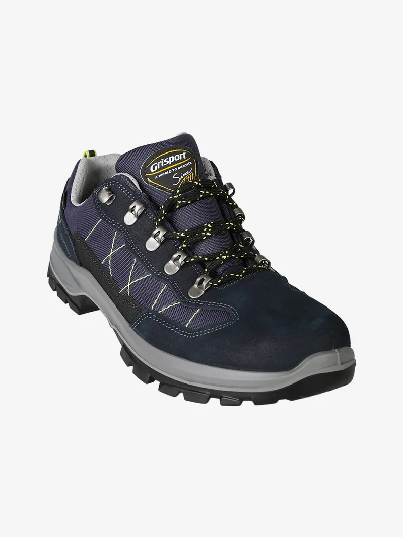 Scarpe stringate da uomo in pelle scamosciata - blu scuro