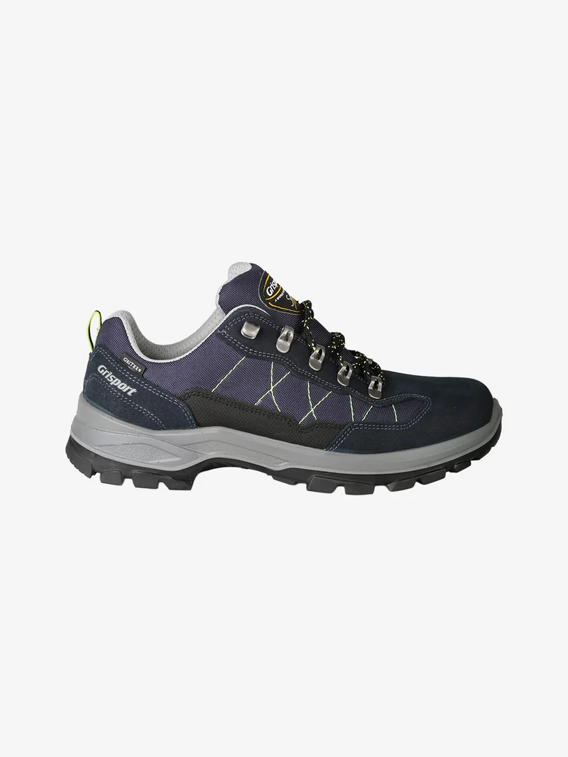 Scarpe stringate da uomo in pelle scamosciata - blu scuro