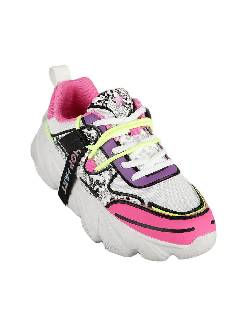CHUNKY AMY Sneakers donna multicolor pitonate - multicolore