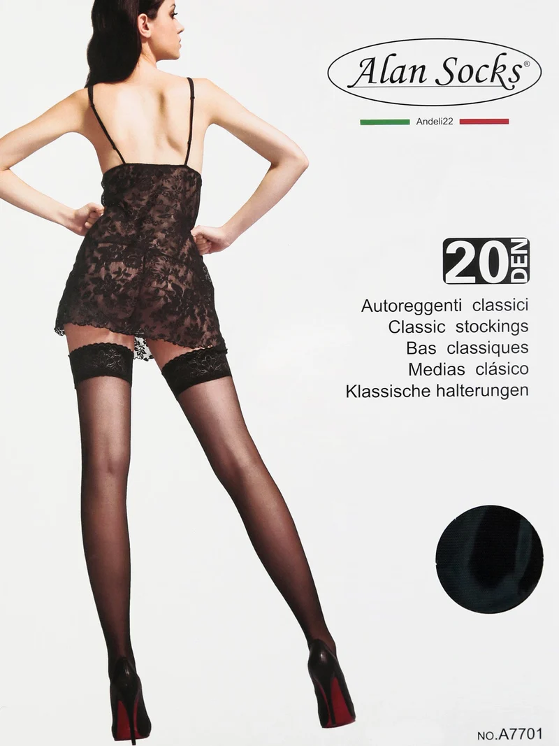 Calze autoreggenti 20 DENARI - nero