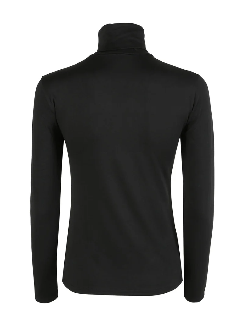 Maglia dolcevita donna termo light - nero