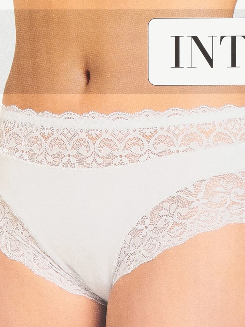 Culotte donna con pizzo - bianco