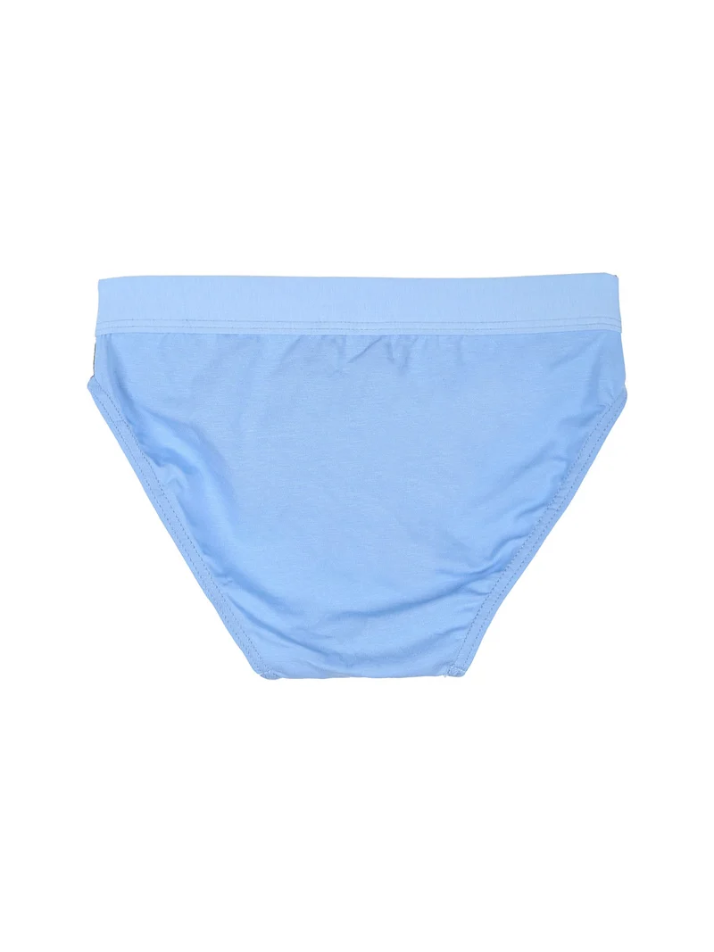 Slip da bambino in cotone con stampe - azzurro
