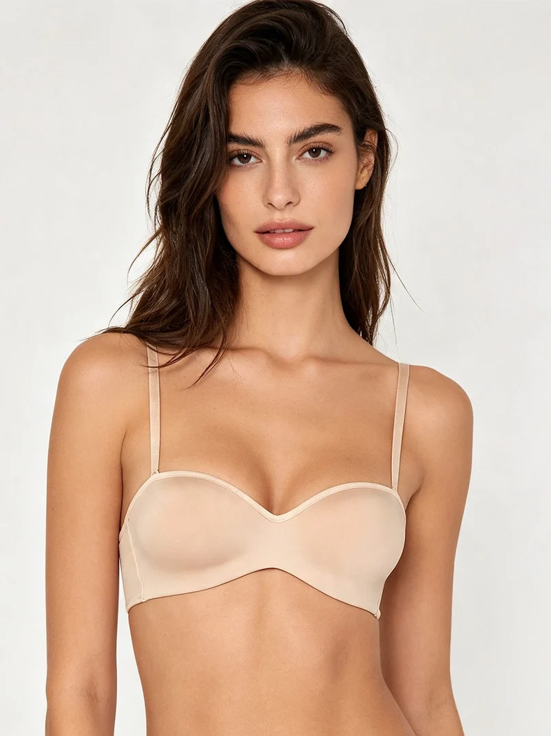 DALIA Reggiseno imbottito con ferretto COPPA B - nudo