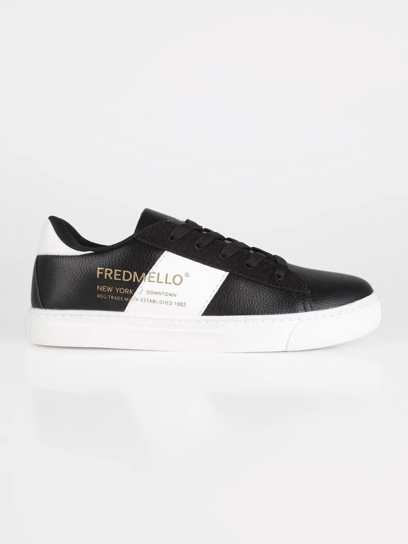 Sneakers basse stringate - nero