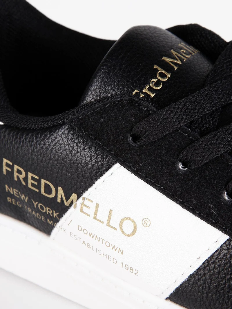 Sneakers basse stringate - nero