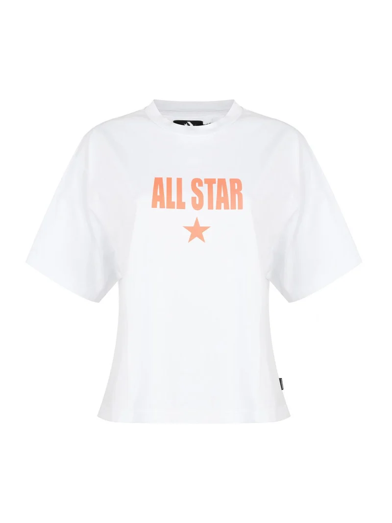 All Star t-shirt donna in cotone - bianco