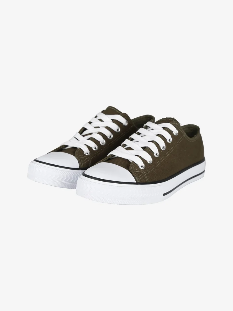 Sneakers in tela donna - verde scuro
