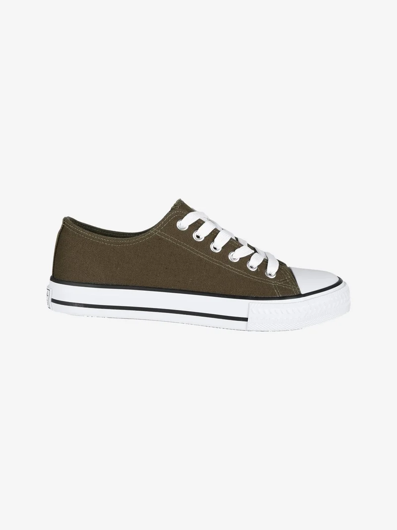Sneakers in tela donna - verde scuro
